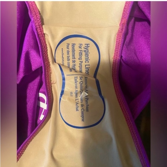 Purple Ravesuits  'Bad & Boujee' one piece Swimsuit - Picture 5 of 6